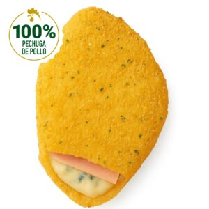 Milanesa de pechuga rellenas de Roquefort  y Jamon