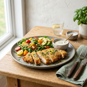 Milanesa Keto de Pata muslo (harina de almendra y queso) 1 kg